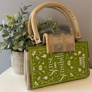 Sense and Sensibility handcrafted book purse